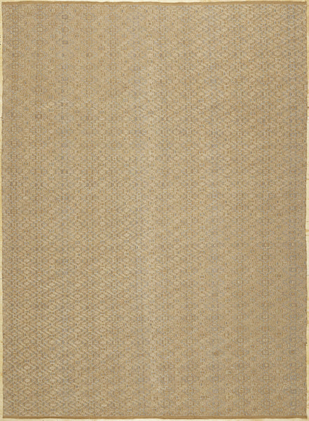 Log Cabin 3D - Hand made Organic Zee Silk Flat weave carpet - 8' by 10', 100% Hand-carded Organic Zee Silk Handmade in Thailand Custom size and colour Rug Carpet Toronto Canada US - Flat weave with diamond relief Amala