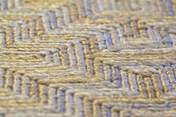 Log Cabin 3D - Hand made Organic Zee Silk Flat weave carpet - 8' by 10', 100% Hand-carded Organic Zee Silk Handmade in Thailand Custom size and colour Rug Carpet Toronto Canada US - Flat weave with diamond relief Amala