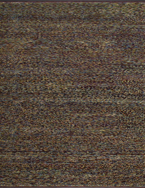 Mezcla high quality eco-friendly sustainable contemporary green blue 8'6" x 10' 100% Hand-Carded Himalayan Sheep's Wool Handmade in Thailand Custom size and colour Rug Carpet Toronto Canada US green blue random Interior Design