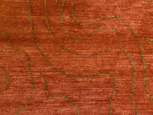 Cloudy Outlines - Red