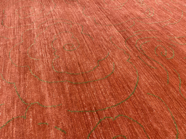 Cloudy Outlines - Red III