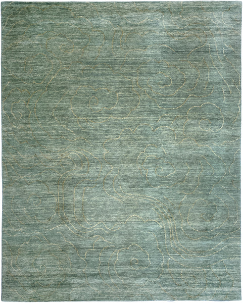 Cloudy Outlines - Teal