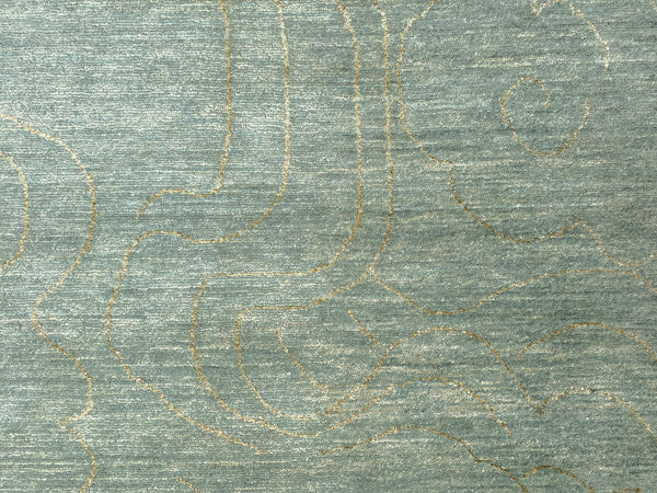 Cloudy Outlines - Teal