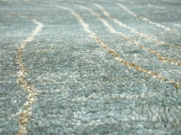 Cloudy Outlines - Teal