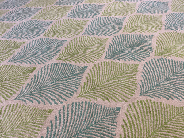 Palmate - Lime & Teal II