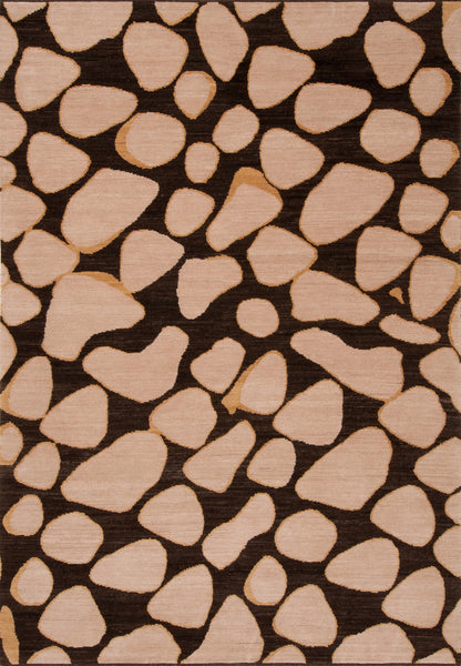 Sheru - 6’ x 9’, 100% hand-carded Himalayan sheep wool Handmade in Nepal. Custom size and colour Rug Carpet Toronto Canada US - multicolour cream brown Interior Design